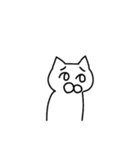 シロ猫さん（個別スタンプ：22）