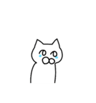 シロ猫さん（個別スタンプ：24）