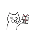 シロ猫さん（個別スタンプ：34）