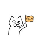 シロ猫さん（個別スタンプ：35）