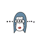 毎日使えるカラフルヘアーの女の子（個別スタンプ：3）