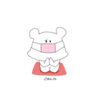 目で語るくま（個別スタンプ：8）