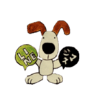 犬の10くん シンプルスタンプ（個別スタンプ：1）