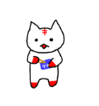無表情なネコたち（個別スタンプ：3）