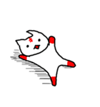 無表情なネコたち（個別スタンプ：6）