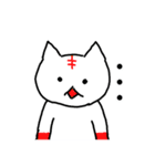 無表情なネコたち（個別スタンプ：7）