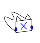 無表情なネコたち（個別スタンプ：13）