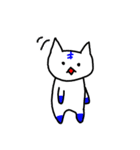 無表情なネコたち（個別スタンプ：14）