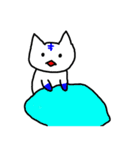 無表情なネコたち（個別スタンプ：16）