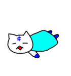 無表情なネコたち（個別スタンプ：17）
