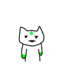 無表情なネコたち（個別スタンプ：26）