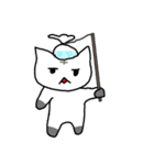 無表情なネコたち（個別スタンプ：33）