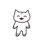 無表情なネコたち（個別スタンプ：40）