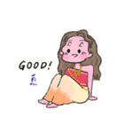 ラミちゃんの挨拶スタンプ（個別スタンプ：3）