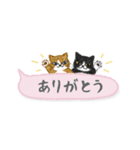 ねこつぶ ～省スペース～（個別スタンプ：6）