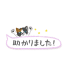 ねこつぶ ～敬語～（個別スタンプ：6）