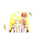 頑張る巫女お姉さんHG（個別スタンプ：8）