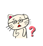 めがねにゃん（個別スタンプ：13）
