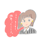 アキストゼネ子 頑張り屋のみかた（個別スタンプ：5）