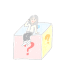 アキストゼネ子 頑張り屋のみかた（個別スタンプ：13）