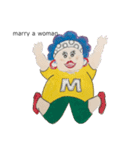 marry a woman（個別スタンプ：3）