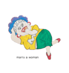 marry a woman（個別スタンプ：6）