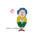 marry a woman（個別スタンプ：12）