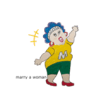 marry a woman（個別スタンプ：13）