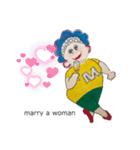 marry a woman（個別スタンプ：14）