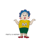 marry a woman（個別スタンプ：15）