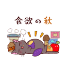 三白眼ネコ4お祝い編（個別スタンプ：27）