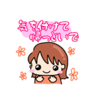 日常で使えるスタンプたち(女の子)（個別スタンプ：21）