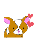 愛犬イラスト（個別スタンプ：1）