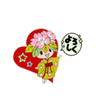 あかりちゃんと笑顔の花を咲かせましょう！（個別スタンプ：33）