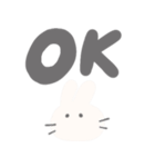 みるくうさぎとぼく。（個別スタンプ：8）