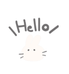 みるくうさぎとぼく。（個別スタンプ：9）