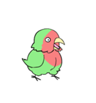ふわふわのコザクラインコちゃんスタンプ（個別スタンプ：22）