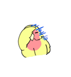 ふわふわのコザクラインコちゃんスタンプ（個別スタンプ：39）