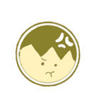 5色の女の子達のスタンプ（個別スタンプ：6）