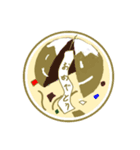 5色の女の子達のスタンプ（個別スタンプ：15）