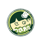 5色の女の子達のスタンプ（個別スタンプ：19）