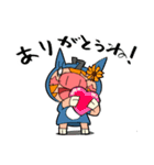 おしくらマンLINEスタンプ（個別スタンプ：4）
