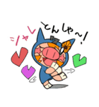 おしくらマンLINEスタンプ（個別スタンプ：5）
