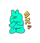 右斜め上が気になるうさぎ（個別スタンプ：13）