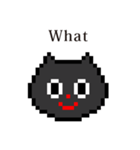 ドット絵 ねこ と 英語 English（個別スタンプ：5）