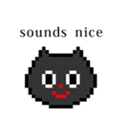 ドット絵 ねこ と 英語 English（個別スタンプ：32）