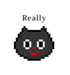 ドット絵 ねこ と 英語 English（個別スタンプ：39）