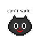 ドット絵 ねこ と 英語 English（個別スタンプ：40）