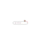 動物達の吹き出し日常スタンプ（個別スタンプ：3）