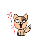 犬猫狐っぽいスタンプ（個別スタンプ：1）